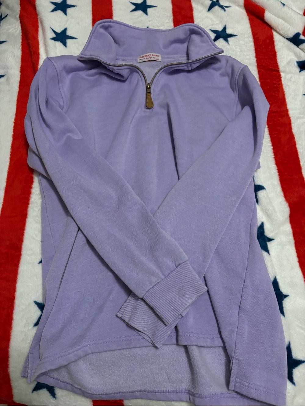 Women’s M discount divas Lilac Quarter-Zip Pullover
